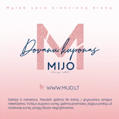 dovanu kuponas mijo