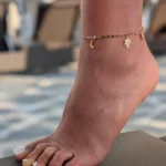 kojos apyranke paauksuota rose gold